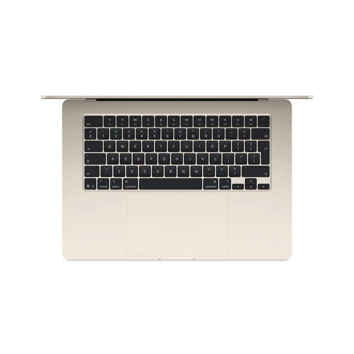 Apple MacBook Air 15.3: Чип Apple M5 с 10-ядрен процесор и 10-ядрен графичен процесор, 16GB, 1TB SSD - Starlight