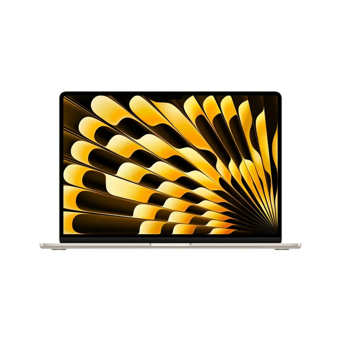 Apple MacBook Air 15.3: Чип Apple M5 с 10-ядрен процесор и 10-ядрен графичен процесор, 16GB, 1TB SSD - Starlight