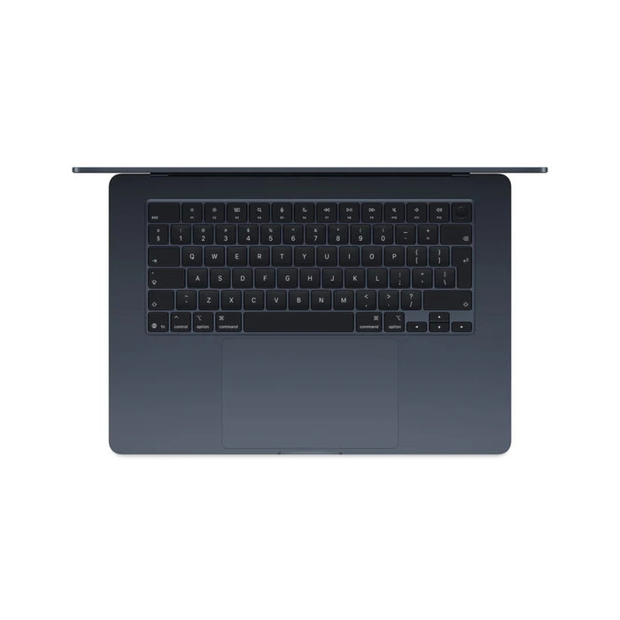 Apple MacBook Air 15.3: Чип Apple M5 с 10-ядрен процесор и 10-ядрен графичен процесор, 16GB, 512GB SSD - полунощ