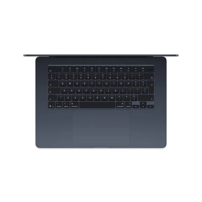 Apple MacBook Air 15.3: Чип Apple M5 с 10-ядрен процесор и 10-ядрен графичен процесор, 24GB, 1TB SSD - полунощ