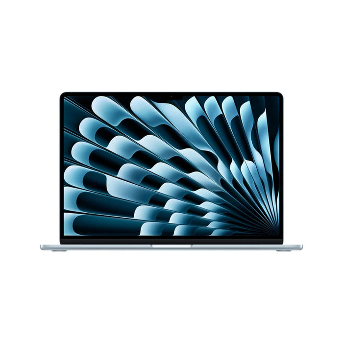 Apple MacBook Air 15.3: Чип Apple M5 с 10-ядрен процесор и 10-ядрен графичен процесор, 16GB, 1TB SSD - небесно син