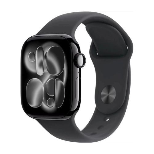 Apple Watch Series 11 GPS + Cellular 46mm Jet Black Alu Case, Black Sport Band M/L EU MFC44