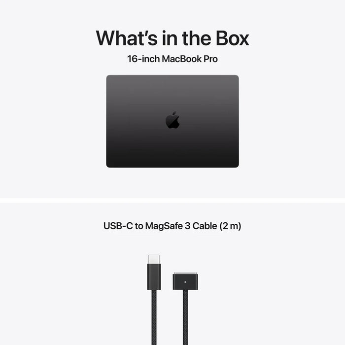 Apple 16-инчов MacBook Pro: Apple M5 Pro чип с 18-ядрен процесор и 20-ядрен графичен процесор, 48GB, 1TB SSD - космическо черно