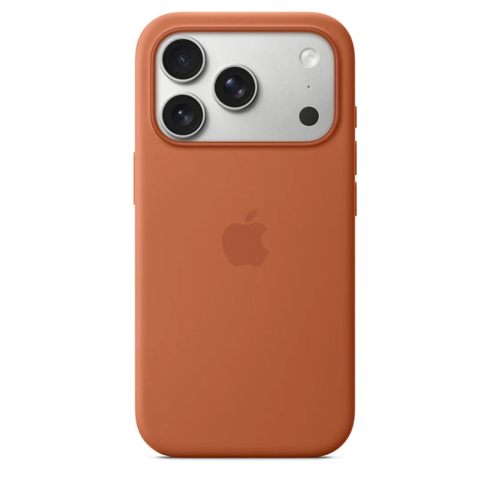 Силиконов калъф за Apple iPhone 17 Pro с MagSafe - теракота