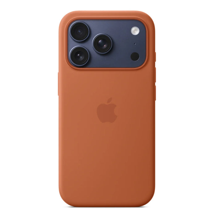 Силиконов калъф за Apple iPhone 17 Pro с MagSafe - теракота