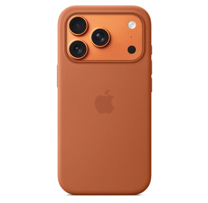 Силиконов калъф за Apple iPhone 17 Pro с MagSafe - теракота