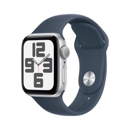 Apple Watch Series 10 GPS 46mm Silver Alu Case, Denim Sport Band M/L EU MWWM3