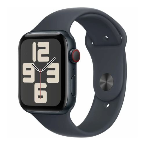 Apple Watch SE2 (2024) GPS + Cellular 5G 44mm Midnight Alu case, Midnight Sport Band S/M EU MXG23