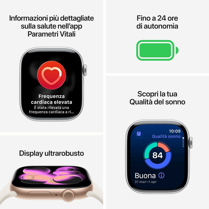 Смарт часовник Apple MEQT4QL/A Черен 42 mm