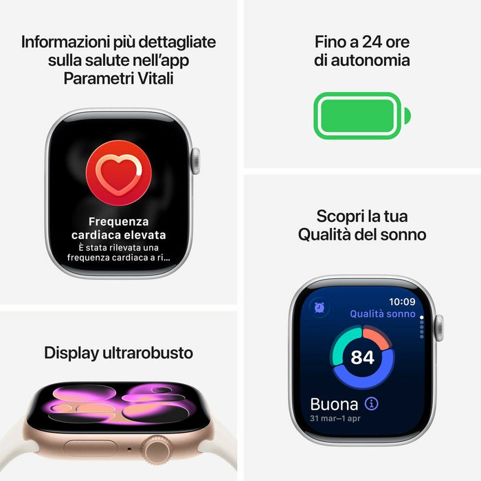 Смарт часовник Apple MEU64QL/A Сребрист 42 mm