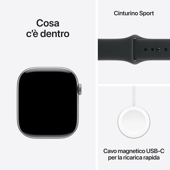 Смарт часовник Apple MFCA4QL/A Сив 46 mm