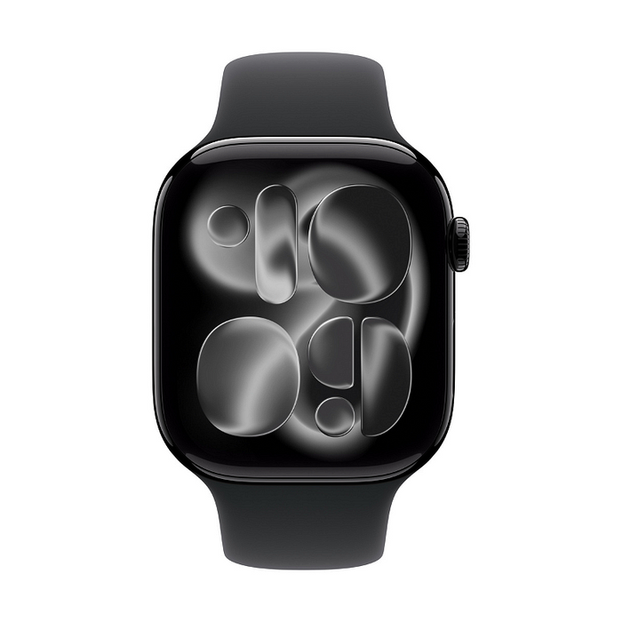 Смарт часовник Apple Watch 11 46mm Jet Black/Black Band S/M meuw4 , 2.00 , Apple S10 SiP 64-bit Dual Core , 64