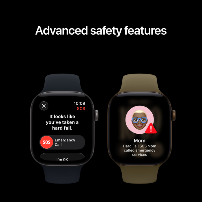 Смарт часовник Apple Watch 12 46mm Bronze/Olive Band M/L mjeu4 , 64 , Apple S11 64-bit Dual Core