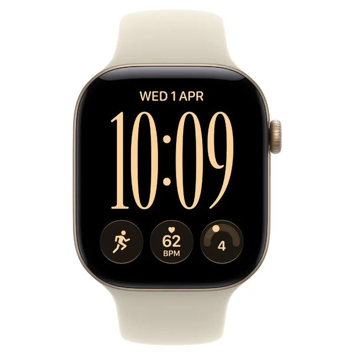 Смарт часовник Apple Watch 12 Cell 42mm Light Gold/Sand Band S/M mjg24 , 64 , Apple S11 64-bit Dual Core