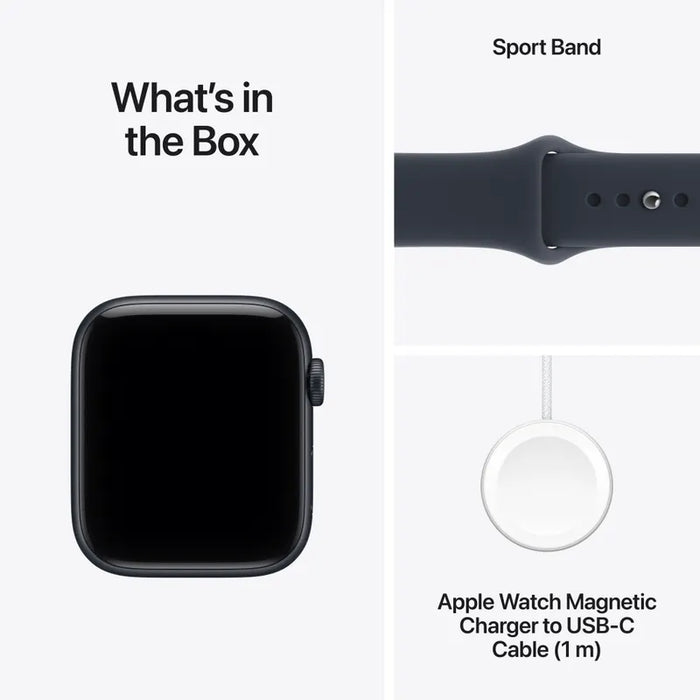Смарт часовник Apple Watch SE3 40mm Midnight/Blue Band S/M MJKY4 , 64 , Apple S10 64-bit Dual Core