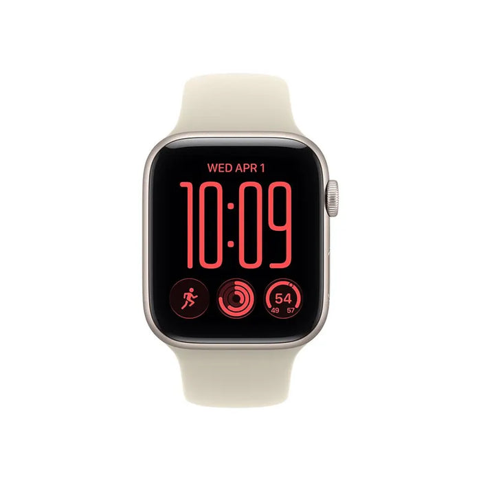 Смарт часовник Apple Watch SE3 44mm Starlight/Sand Band S/M MJL34 , 64 , Apple S10 64-bit Dual Core