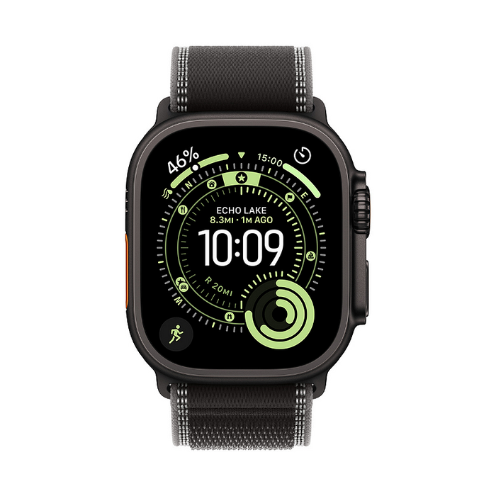 Смарт часовник Apple Watch Ultra 3 49mm Black/Grey Trail Loop S/M mf1d4 , 1.98