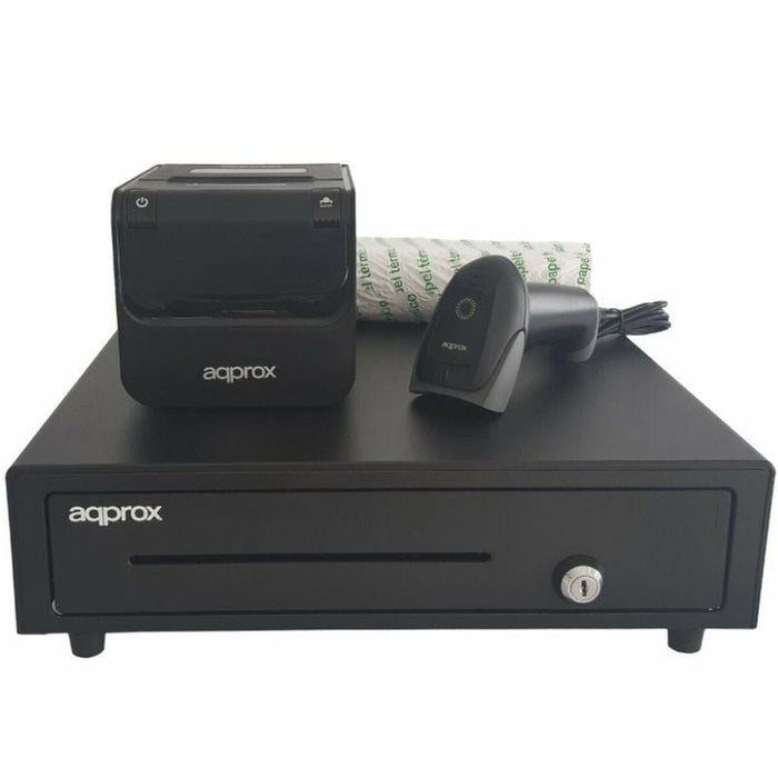 Чекмедже за каса approx! APPPOSPACK4180-2D Черен