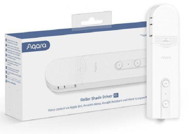 Смарт двигател за ролетни щори Aqara - Roller Shade Driver E1, бял
