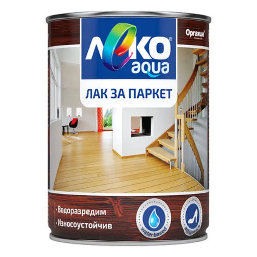 AQUA ЛАК ЗА ПАРКЕТ БЕЗЦВЕТЕН ГЛАНЦ 700 ML LEKO