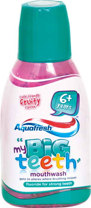 Детска вода за уста Big teeth, 0,3 l