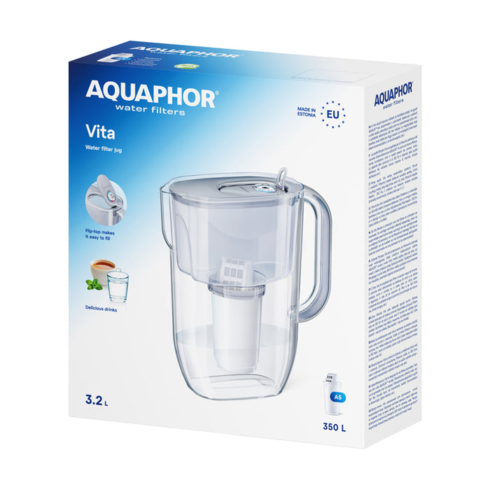 ФИЛТРИРАЩА КАНА VITA СИВА 3.2 L AQUAPHOR