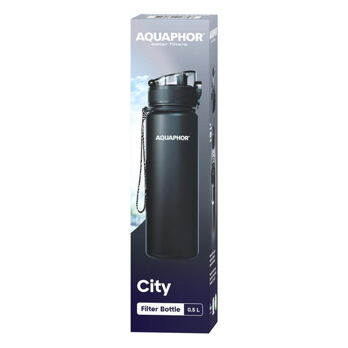 ФИЛТРИРАЩА БУТИЛКА AQUAPHOR CITY ЧЕРНО