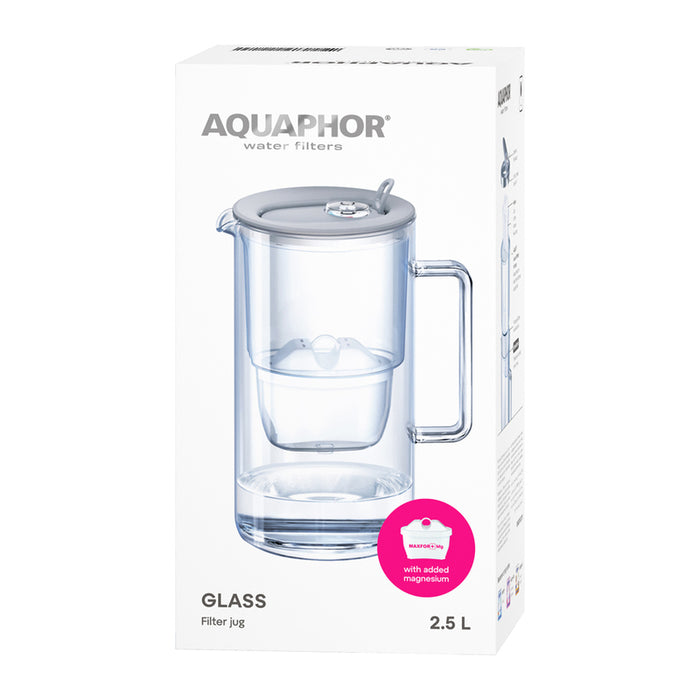 AQUAPHOR СТЪКЛЕНА СИВА 2.5L