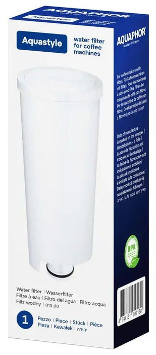 Филтър за вода Aquaphor - Aquastyle, бял, за кафемашини DeLonghi