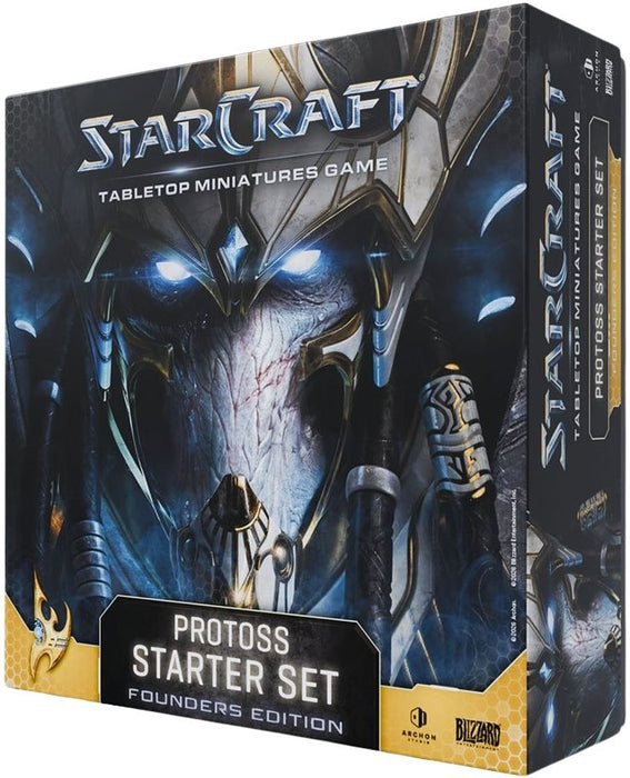 Настолна игра StarCraft: Tabletop Miniatures Game - Protoss Starter Set Founders Edition - Стратегическа