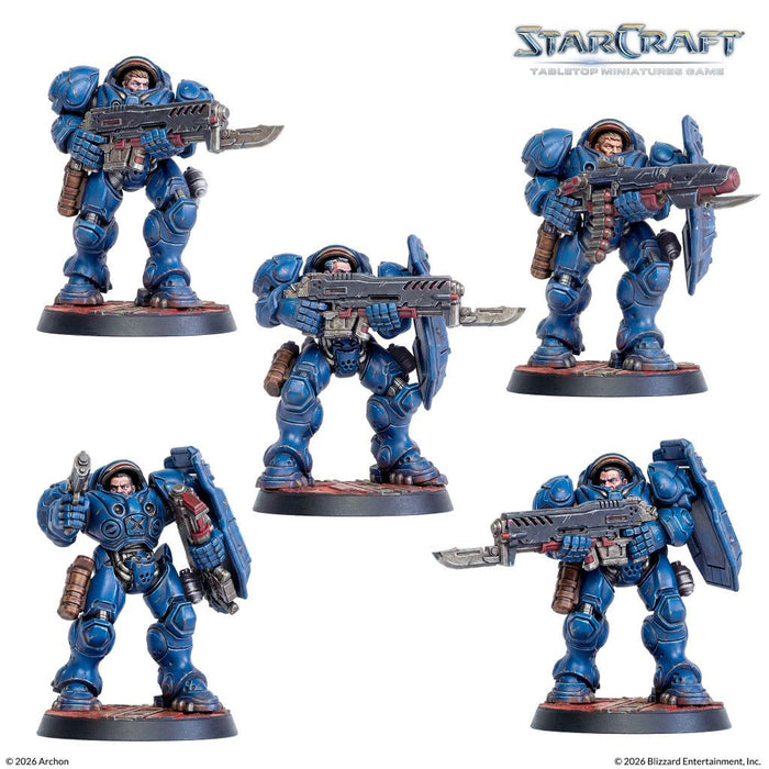 Разширение за настолна игра StarCraft: Tabletop Miniatures Game - Marine