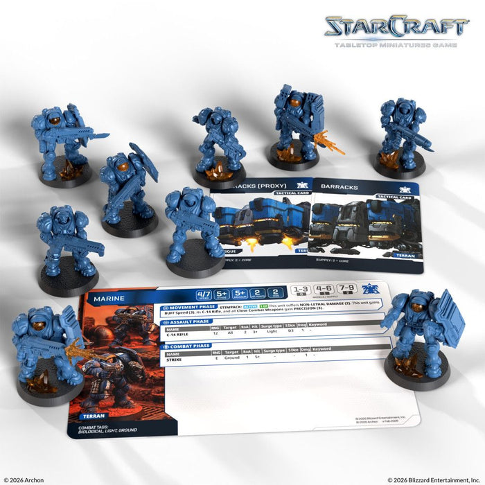 Разширение за настолна игра StarCraft: Tabletop Miniatures Game - Marine