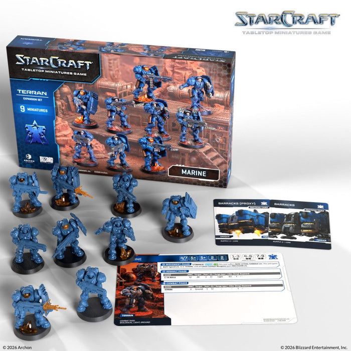 Разширение за настолна игра StarCraft: Tabletop Miniatures Game - Marine