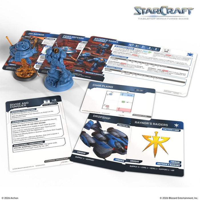 Разширение за настолна игра StarCraft: Tabletop Miniatures Game - Jim Raynor & Point Defense Drone