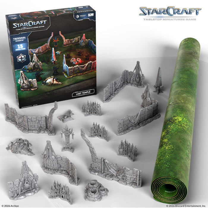 Разширение за настолна игра StarCraft: Tabletop Miniatures Game - Lost Temple Terrain Expansion Set