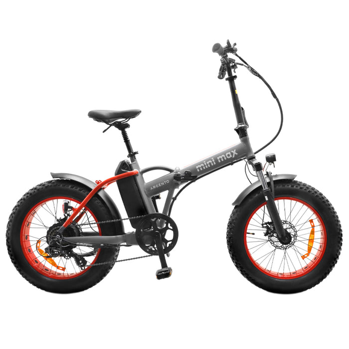 Електрически велосипед ARGENTO MINIMAX RED MY2025 250 W, ДО 25 KM/Ч, ПРОБЕГ ДО 70 KM, 20.00 "