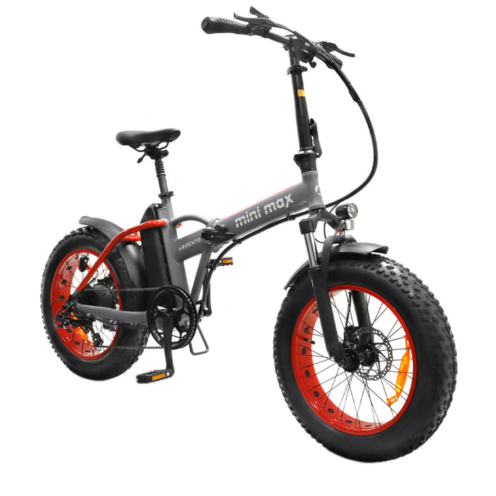 Електрически велосипед ARGENTO MINIMAX RED MY2025 250 W, ДО 25 KM/Ч, ПРОБЕГ ДО 70 KM, 20.00 "