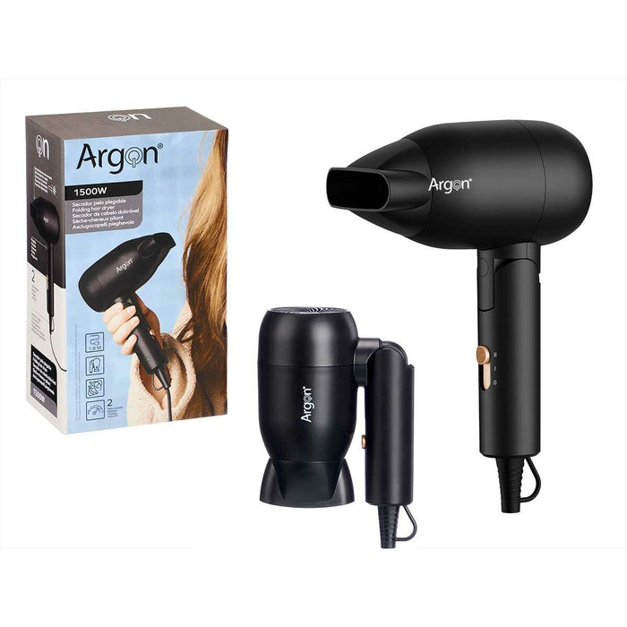 Сгъваем Сешоар Argon Черен Златен 1500 W