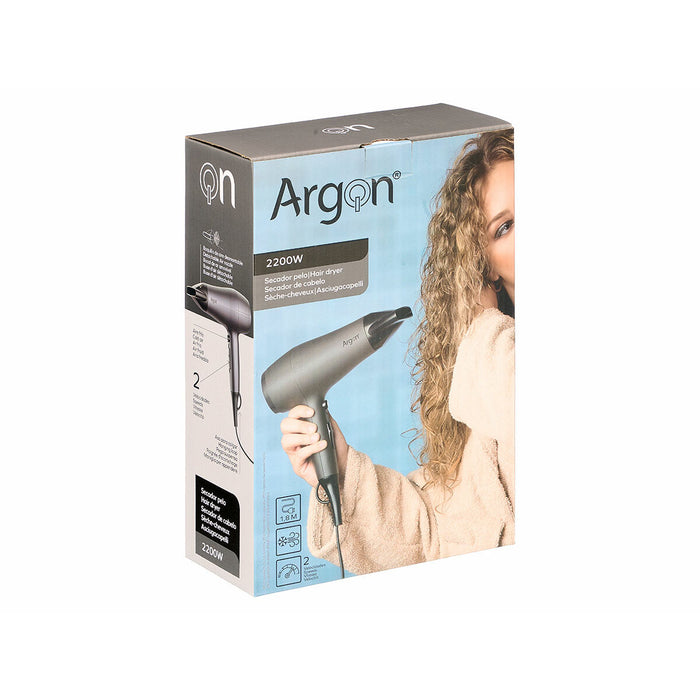 Сешоар Argon Черен Сребрист 2200 W
