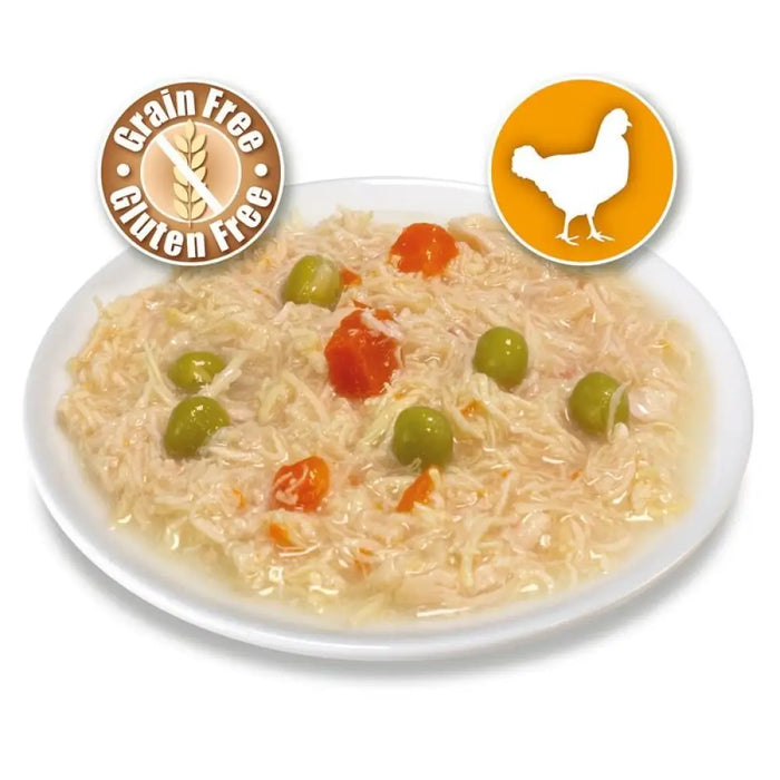 ARQUIVET Пиле в сос със зеленчуци - мокра котешка храна