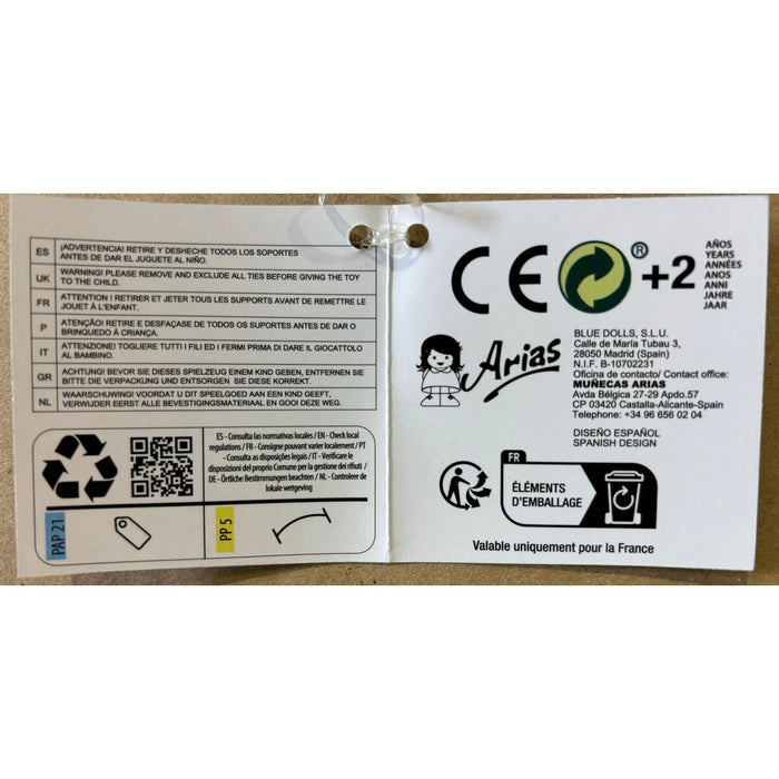 Кукла Бебе Arias Eddie 52 cm