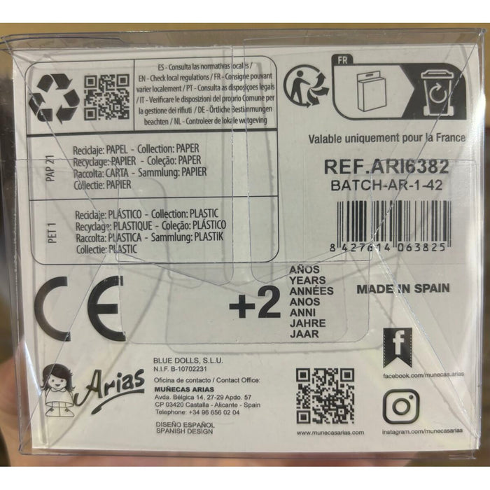 Обувки за кукли Arias Розов 40 cm