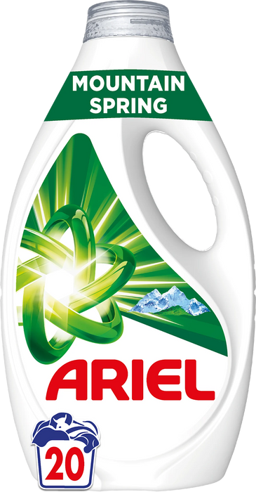 Гел за пране Mountain Spring, 20 пранета, 900 ml