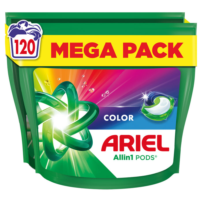 КАПСУЛИ ЗА ПРАНЕ 2X60 ПР COLOR ARIEL
