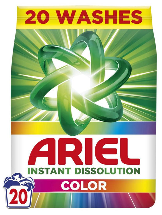 Прах за пране Ariel - Color, за цветни тъкани, 20 пранета