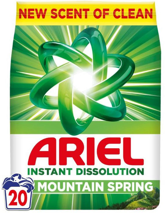 Прах за пране Ariel - Mountain Spring, 20 пранета