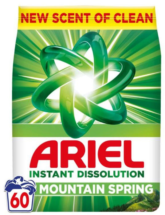 Прах за пране Ariel - Mountain Spring, 60 пранета