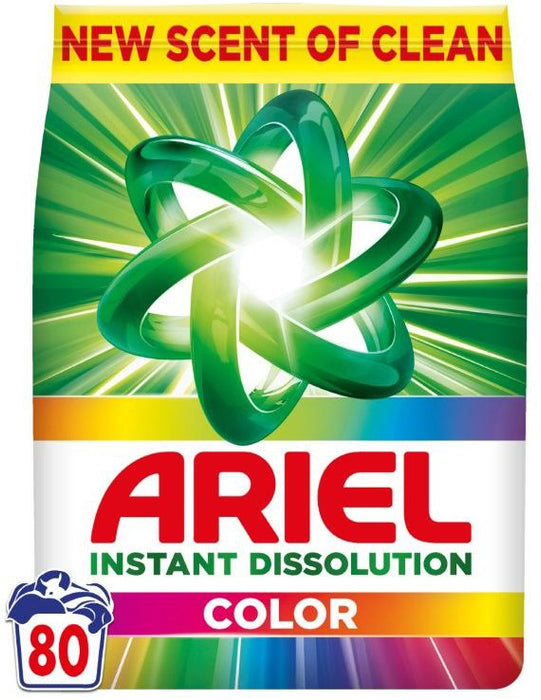 Прах за пране Ariel - Color, за цветни тъкани, 80 пранета