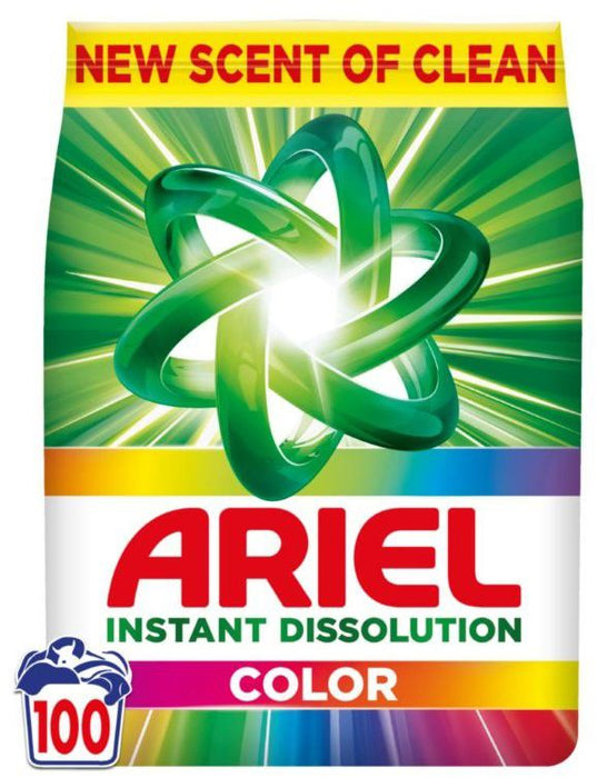 Прах за пране Ariel - Color, за цветни тъкани, 100 пранета