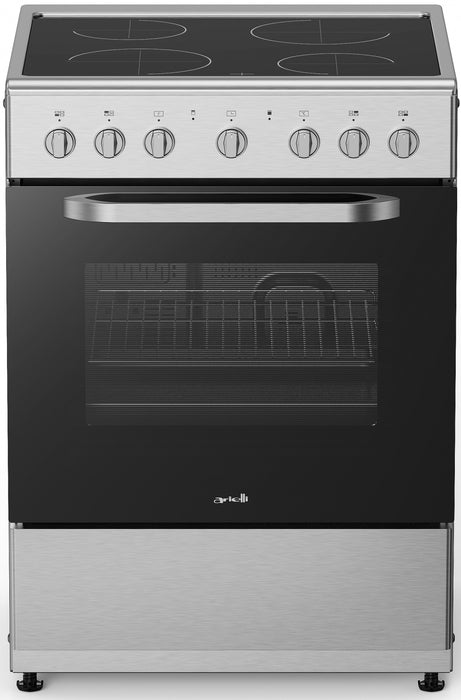 Готварска печка с керамичен плот ARIELLI C-6590CER-IX